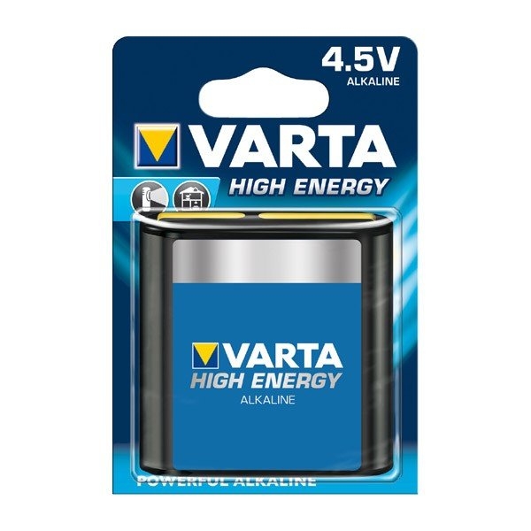 10 x Varta HighEnergy 4912 4,5V Flachbatterie MHD 2021-3RL12 Alkaline