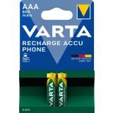 Varta - Phone Power (T398, 58398) DECT Akku Ni-MH Micro 1,2V 800mAh, 2-er-Blister