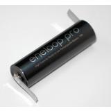 Panasonic eneloop Pro Akku AA 2500mAh BK-3HCDE mit Lötfahnen Z-Form