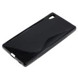 OTB TPU Case kompatibel zu Sony Xperia Z5 S-Curve schwarz