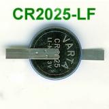 Varta Lithium-Knopfzelle CR2025 mit Z-Lötfahnen