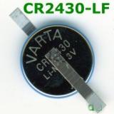 Varta Batterie Lithium CR2430 mit Lötfahnen