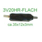 Varta Knopfzellen-Akku 3V18HRT 3,6V - 18mAh mit Lötfahnen Z-Form