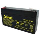 Kung Long VdS-Blei-AGM-Akku WP1.2-6, 6V, 1,2 Ah
