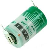 SAFT Lithium Batterie LS14250-1/2AA-3,6V m. Printlötfahnen
