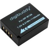 digibuddy Akku kompatibel zu Fuji NP-W126 Li-Ion