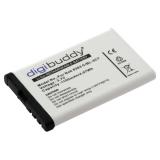 digibuddy Akku kompatibel zu Nokia 6303 classic/6730 classic/5220xm (BL-5CT) Li-Ion