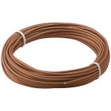 Kupferlitze isoliert, 10m, 1x0,14mm², braun