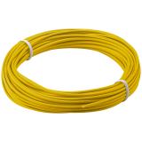 Kupferlitze isoliert, 10m, 1x0,14mm², gelb