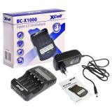 XCell Schnellladegerät BC-X1000 mit LCD-Display