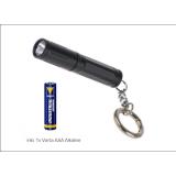 VT X100 PRO Hochleistungs LED Schlüsselanhänger Leuchte Aluminium, schwarz