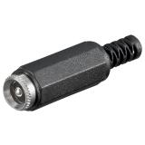 DC-Kupplung Innen ø 2,5 mm, Kunststoffgehäuse