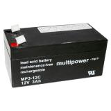 Multipower Bleiakku MP3-12C Cyclic Faston 6,3 +/-
