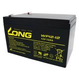 Kung Long VdS-Blei-AGM-Akku WP12-12(A), 12V, 12 Ah (Faston 230 - 6,35mm)