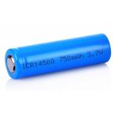 YLE Li-Ion 14500 Akku 750 mAh 3,7 V, ungeschützt